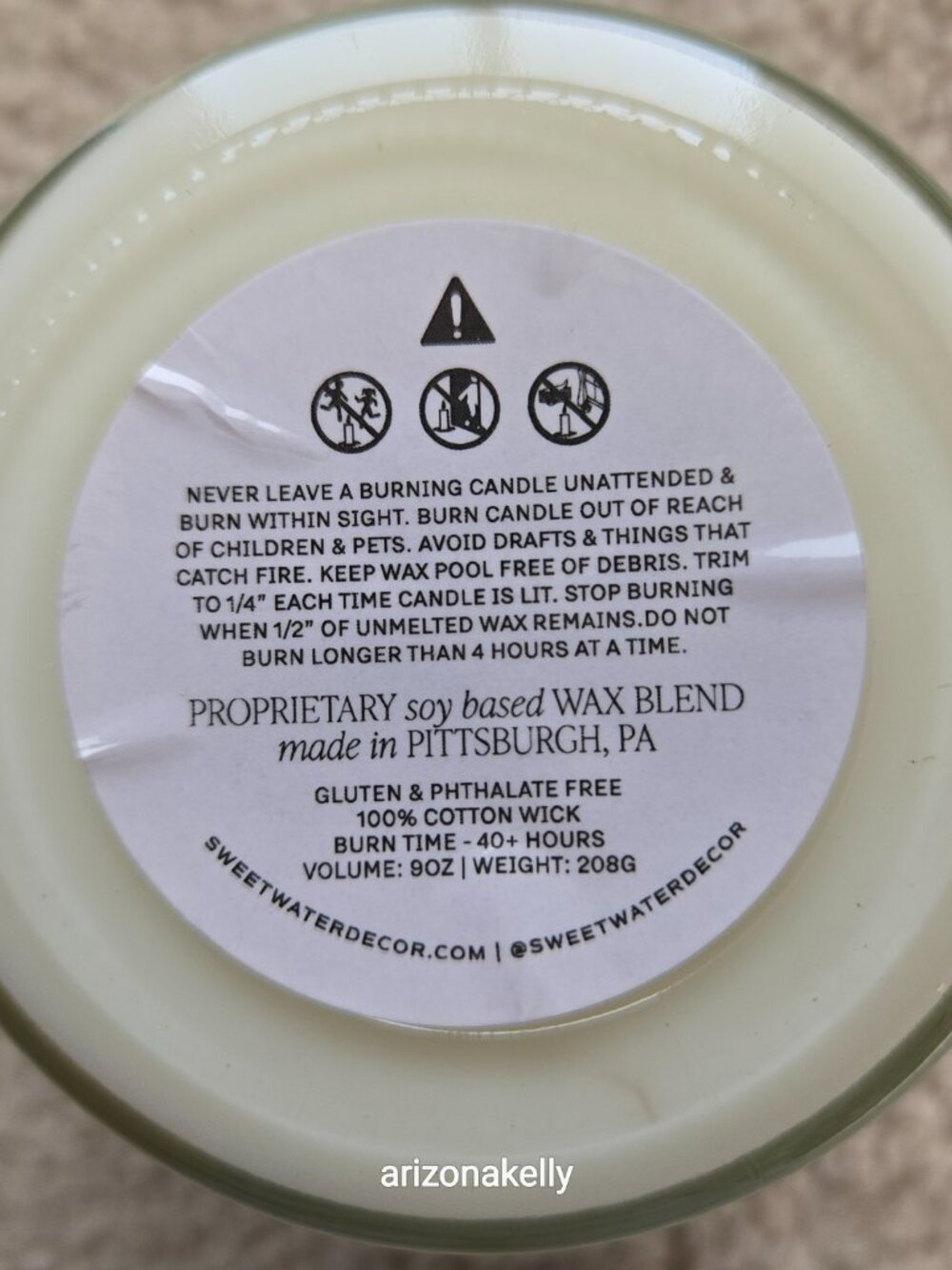 NEW 50th Birthday Scented Soy Candle Gift for 50th Birthday: "Cheers to 50!" - Picture 5 of 6